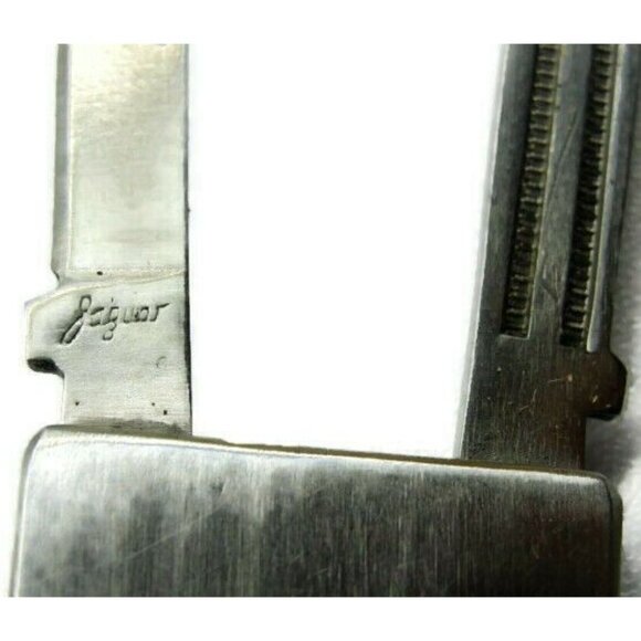 Money Clip Jaguar Stainless Steel Knife Nail File Credit Card Cash - Picture 8 of 10